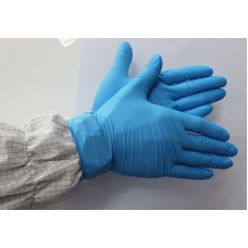 9 inch blue D clean gloves
